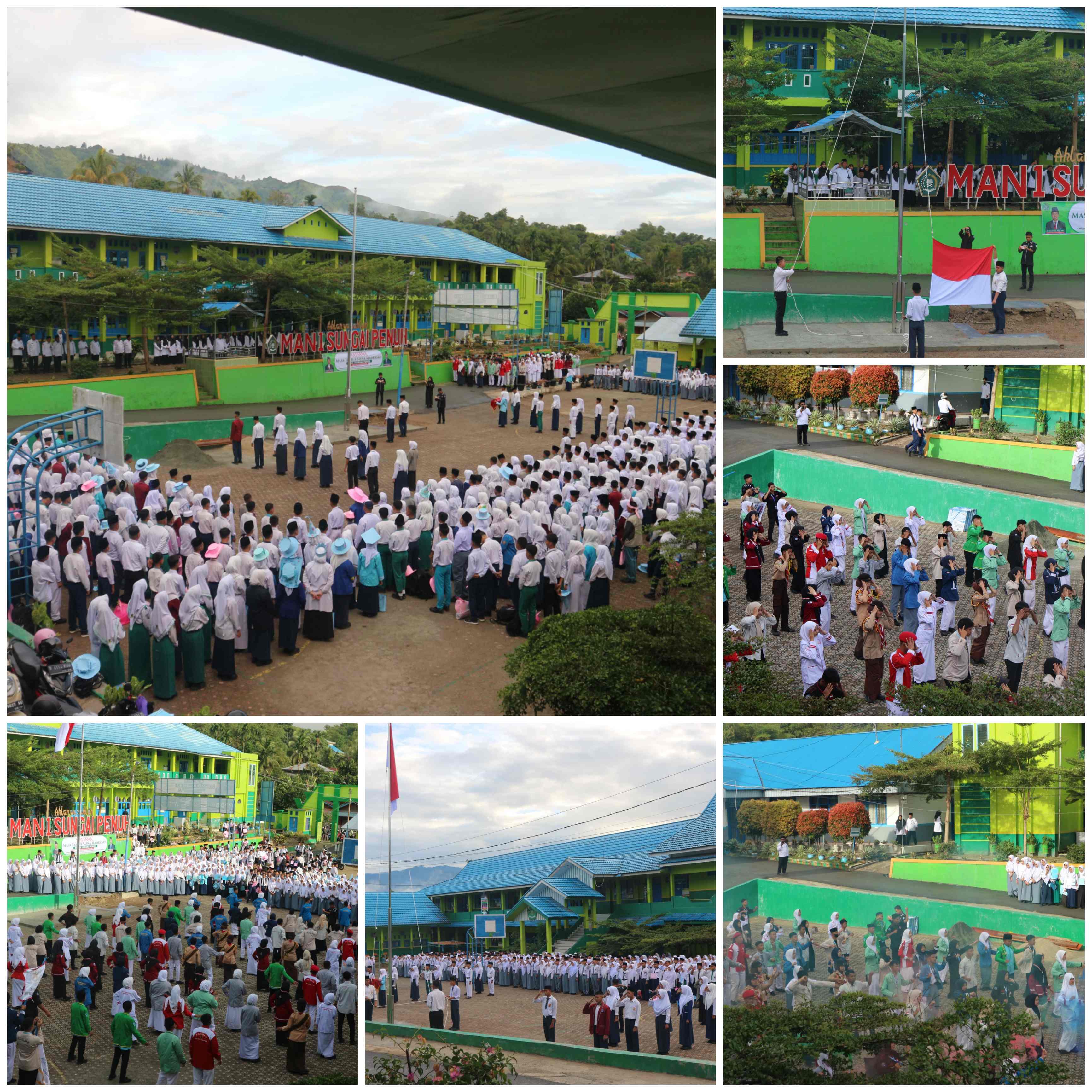 Semangat dan Antusiasme Siswa Baru Warnai Pembukaan MATSAMA MAN 1 Sungai Penuh Tahun Pelajaran 2025/2026