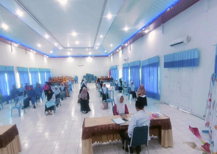 Calon Siswa Jalur Prestasi PMB MAN 1 Sungai Penuh Ikuti Tes Ibadah Praktis