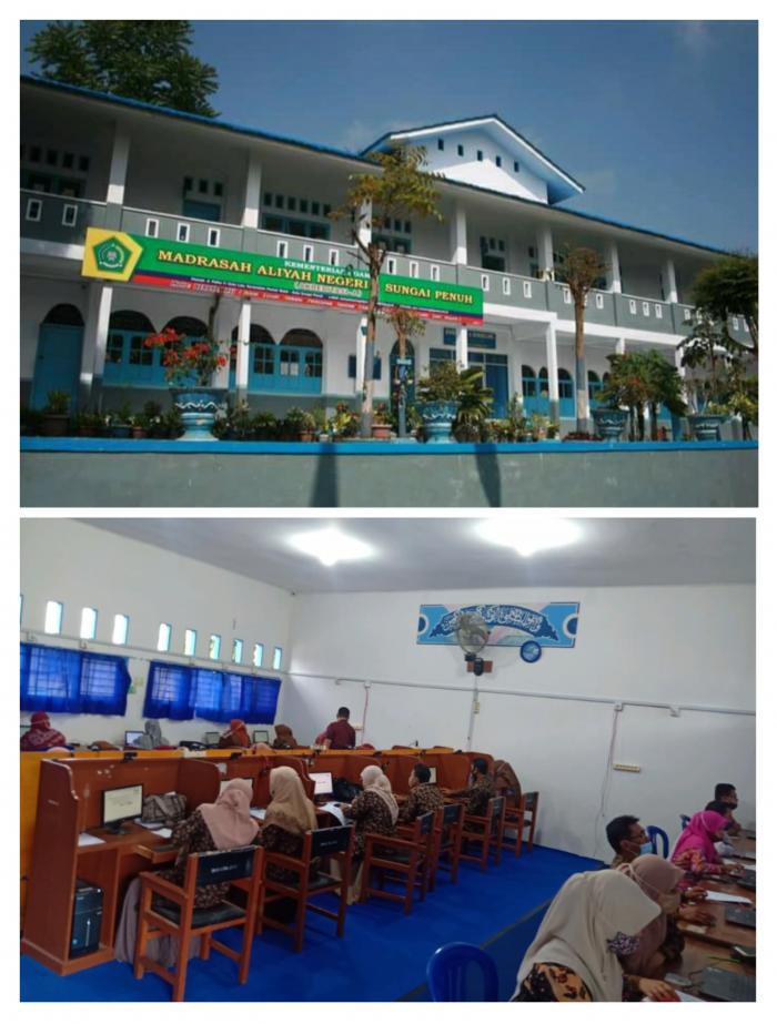  PELAKSANAAN AKG,AKK,AKP HARI PERTAMA DI MAN 1 SUNGAI PENUH