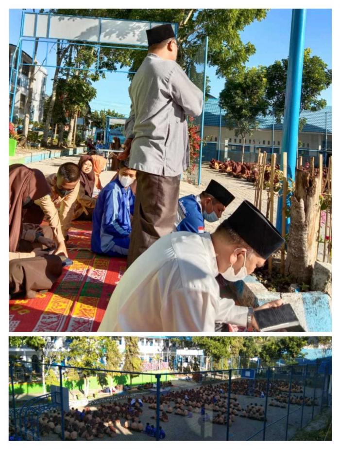 SISWA-SISWI MAN 1 SUNGAI PENUH GELAR MUHASABAH DAN DOA BERSAMA