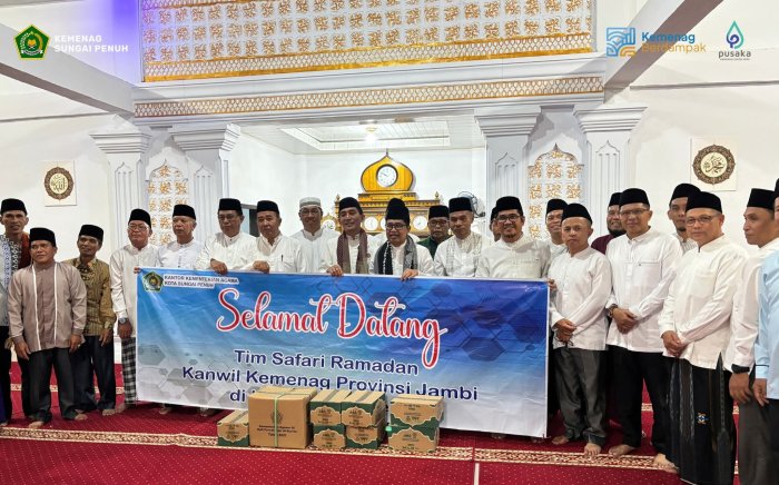 Kepala MAN 1 Sungai Penuh Hadiri Safari Ramadhan Kanwil Kemenag Provinsi Jambi