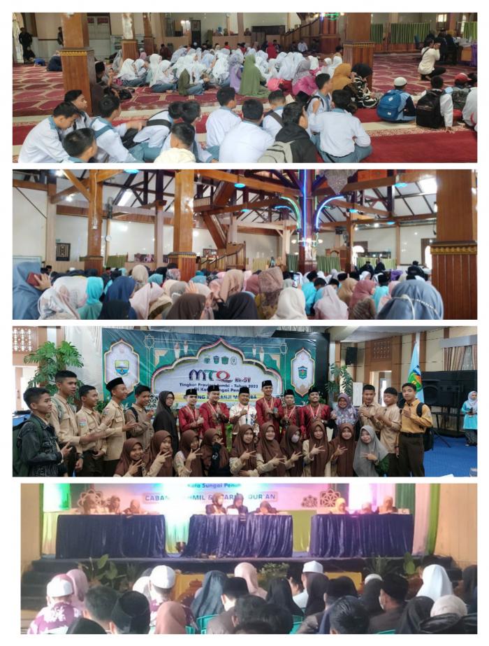 SISWA-SISWI MAN 1 SUNGAI PENUH IKUT MEMERIAHKAN MTQ KE 51 TINGKAT PROVINSI JAMBI
