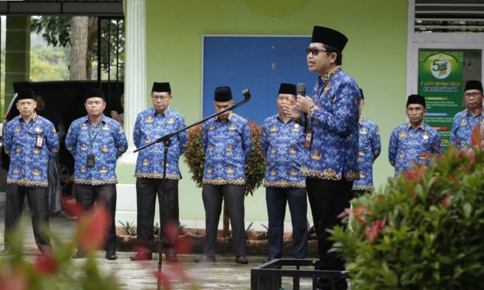 Kepala MAN 1 Sungai Penuh Hadiri Apel Hari Kesadaran Nasional