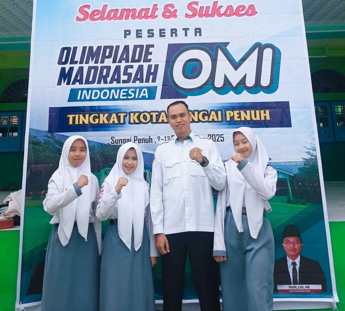 MAN 1 Sungai Penuh Siap Ikuti Olimpiade Madrasah 2025