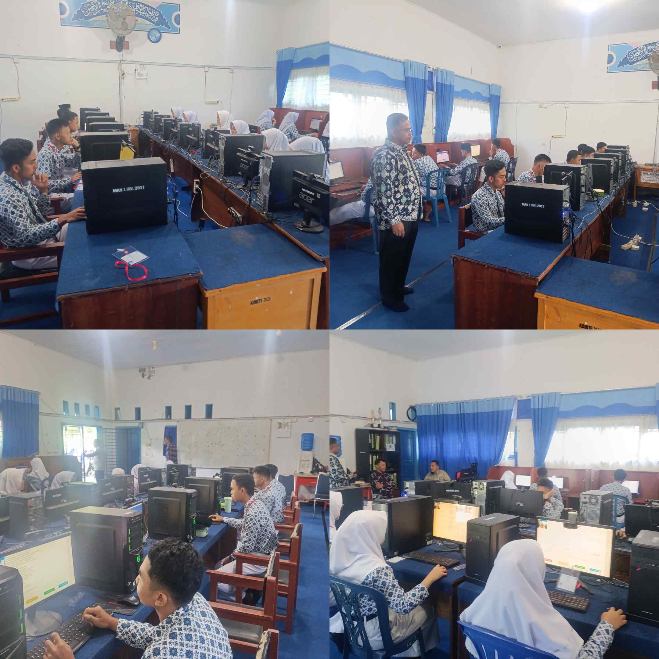 PELAKSANAAN ANBK GELOMBANG KEDUA HARI PERTAMA DI MAN 1 SUNGAI PENUH BERJALAN LANCAR