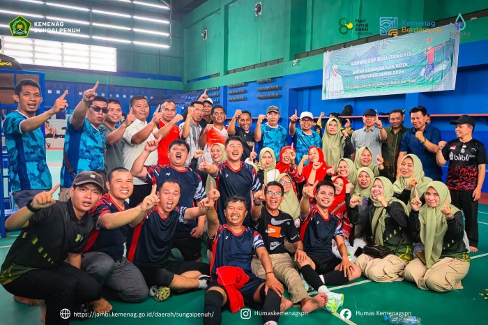 Kemenag Kota Sungai Penuh Raih Juara I Turnamen HAB ke-80 Tingkat Kabupaten/Kota se-Provinsi Jambi