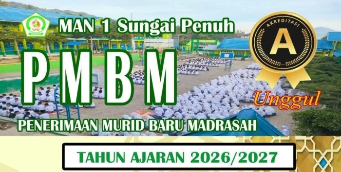 Antusias Tinggi, Hari Pertama PMBM MAN 1 Sungai Penuh Diserbu Pendaftar