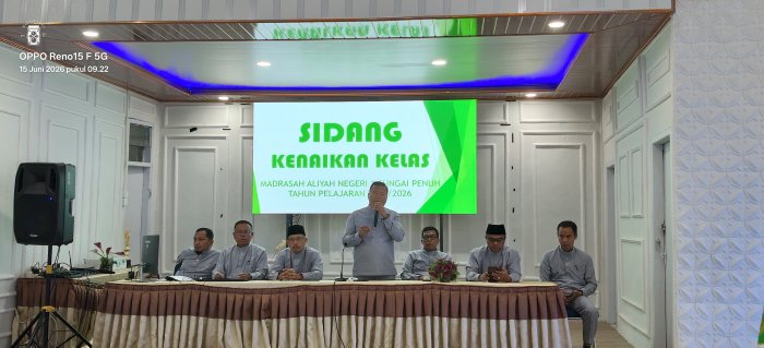 Sidang Kenaikan Kelas MAN 1 Sungai Penuh Tahun Ajaran 2025/2026 Berlangsung Khidmat dan Objektif